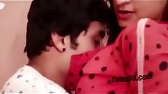 Indian cute couples are making out in desi film style