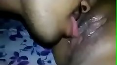 Lick pussy before friend fuck wife